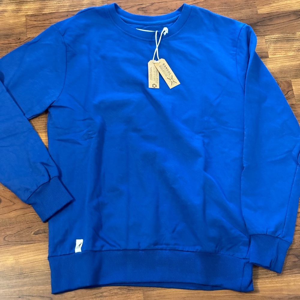 NWT, Kangol Men’s Crewneck pullover, size Medium, Royal Blue